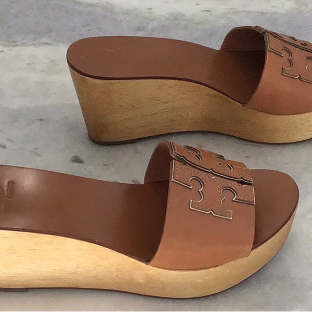 Authentic Tory Burch Ines Wedge Sandals - Picture 5 of 7